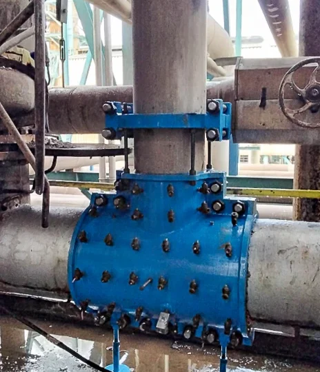Boîte Injectée Sur Mesure Canalisation D'eau De Refrigeration Raffinerie