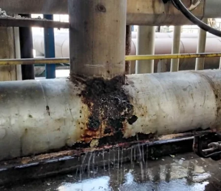Boîte Injectée Sur Mesure Canalisation D'eau De Refrigeration Raffinerie