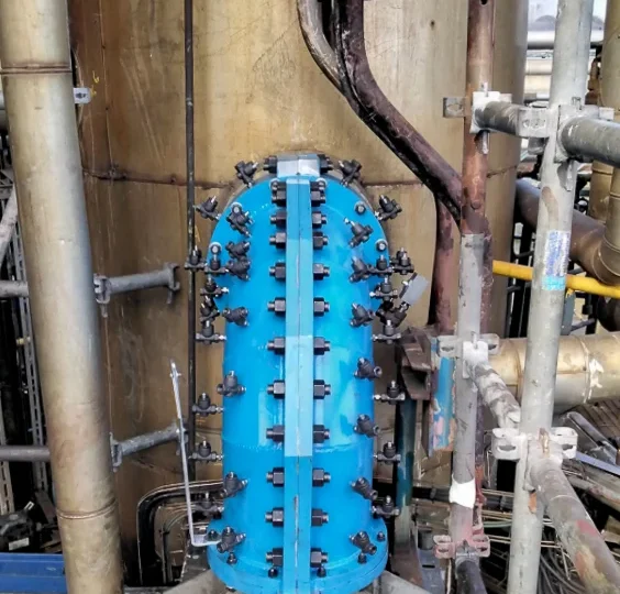Boîte injectée coude Raffinerie